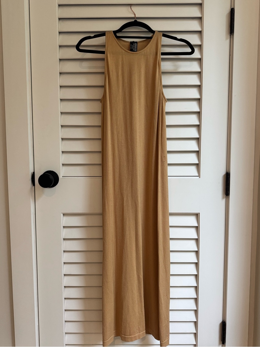 Sleeveless Tan Midi Wolford Dress - Picture 1 of 3